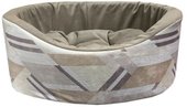 Лежак Homepet №2 82809 (49x43x17см, бежевый/коричневый)
