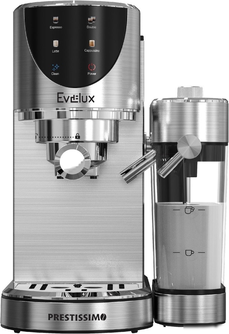 Рожковая кофеварка Evelux ECM 1011 T Prestissimo