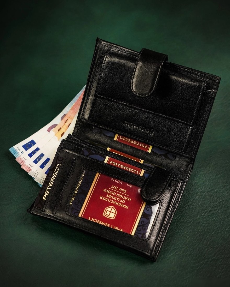 Портмоне Peterson PTN 348Z-P (черный)