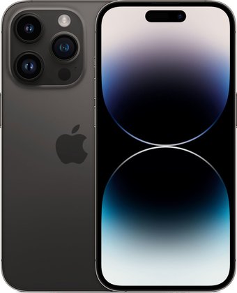 Телефон Apple iPhone 14 Pro eSIM 256GB (космический черный)
