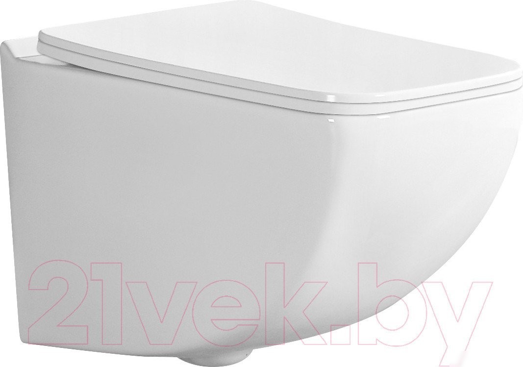 Унитаз подвесной Saniteco KW-99048 + 525 040000 + L3 040013
