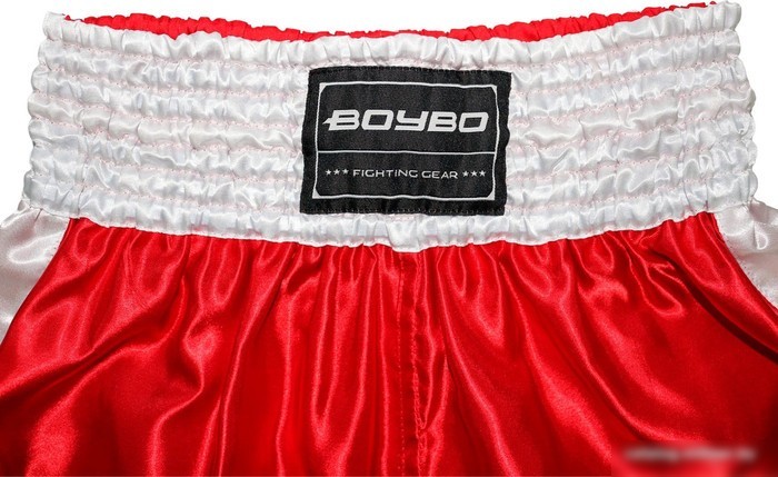 Шорты BoyBo для кикбоксинга (XL, красный)