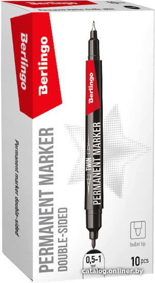 Маркер перманентный Berlingo Multiline PE55 BMd_07101 (черный)