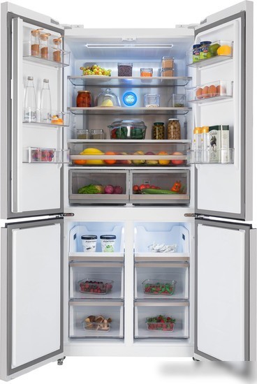 Четырёхдверный холодильник Hiberg RFQ-600DX NFGW Inverter