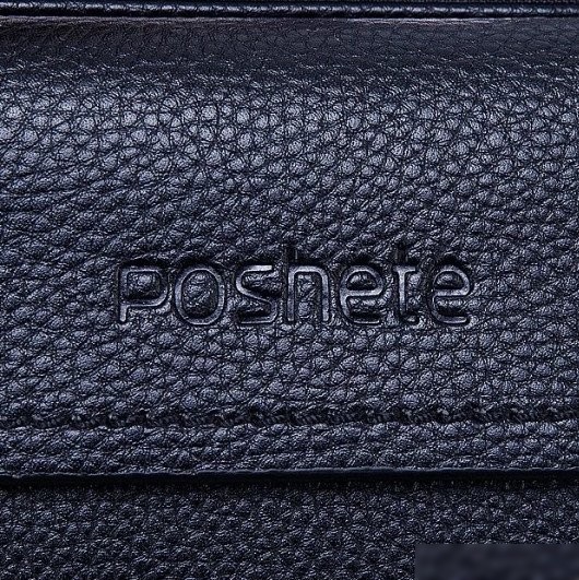 Мужская сумка Poshete 249-6610-1-BLK (черный)