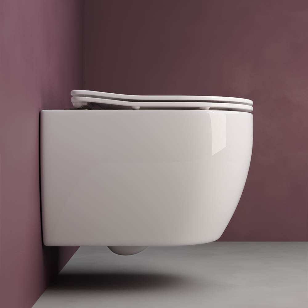 Унитаз подвесной Ceramica Nova Rimless CN3001 + 38772001
