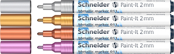 Набор маркеров Schneider Paint-It 011 ML01111501 (4 цвета)