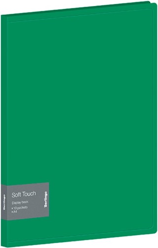 Папка для бумаг Berlingo Soft Touch DB4_10983 (зеленый)