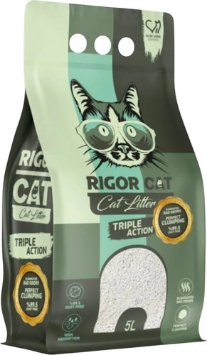 Наполнитель для туалета Rigor Cat Алоэ вера (5л)