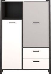 Шкаф распашной Black Red White Kristoff REG2D2S/130 (матера/серый)