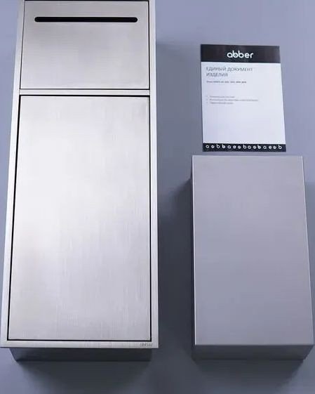Abber Полка для ванной Nischen AN3008BST (сталь брашированная)
