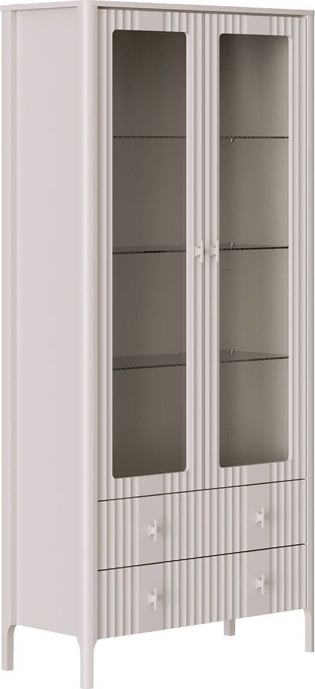 Шкаф-витрина Black Red White Dalia REG2W2S (персидский жемчуг)