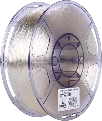 Пластик eSUN eTPU-95A 1.75 мм 1000 г (прозрачный)