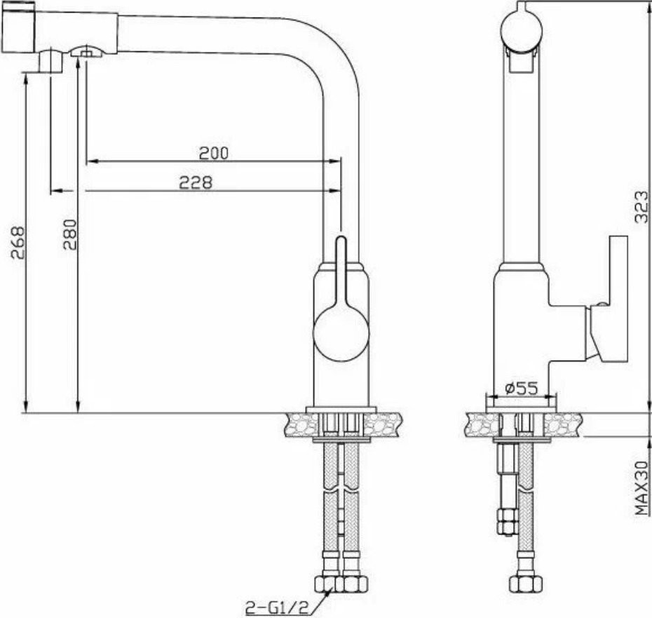 Смеситель AV Engineering AVTRO1-10631