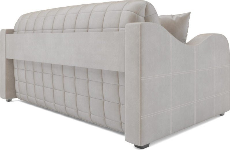 Диван Мебель-АРС Аккордеон Барон №4 НПБ 140x200 (бархат бежевый Star Velvet 6 Light Beige)
