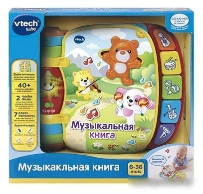 Интерактивная игрушка VTech Музыкальная книга 80-166726