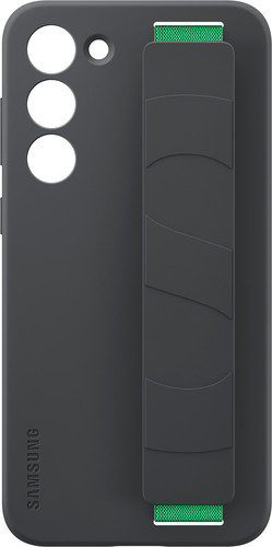 Чехол для телефона Samsung Silicone Grip Case S23+ (черный)