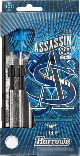 Дротики для дартса Harrows Assassin 80% Tungsten Standard 22gK (3 шт)