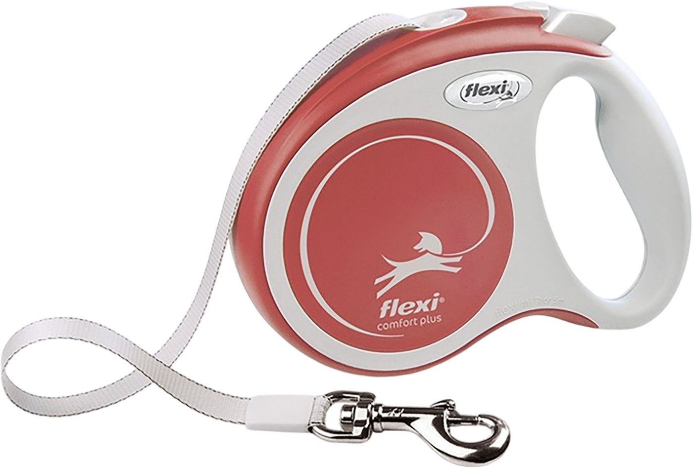 Поводок-рулетка Flexi Comfort Plus Tape (XS, 3м, Light Red)