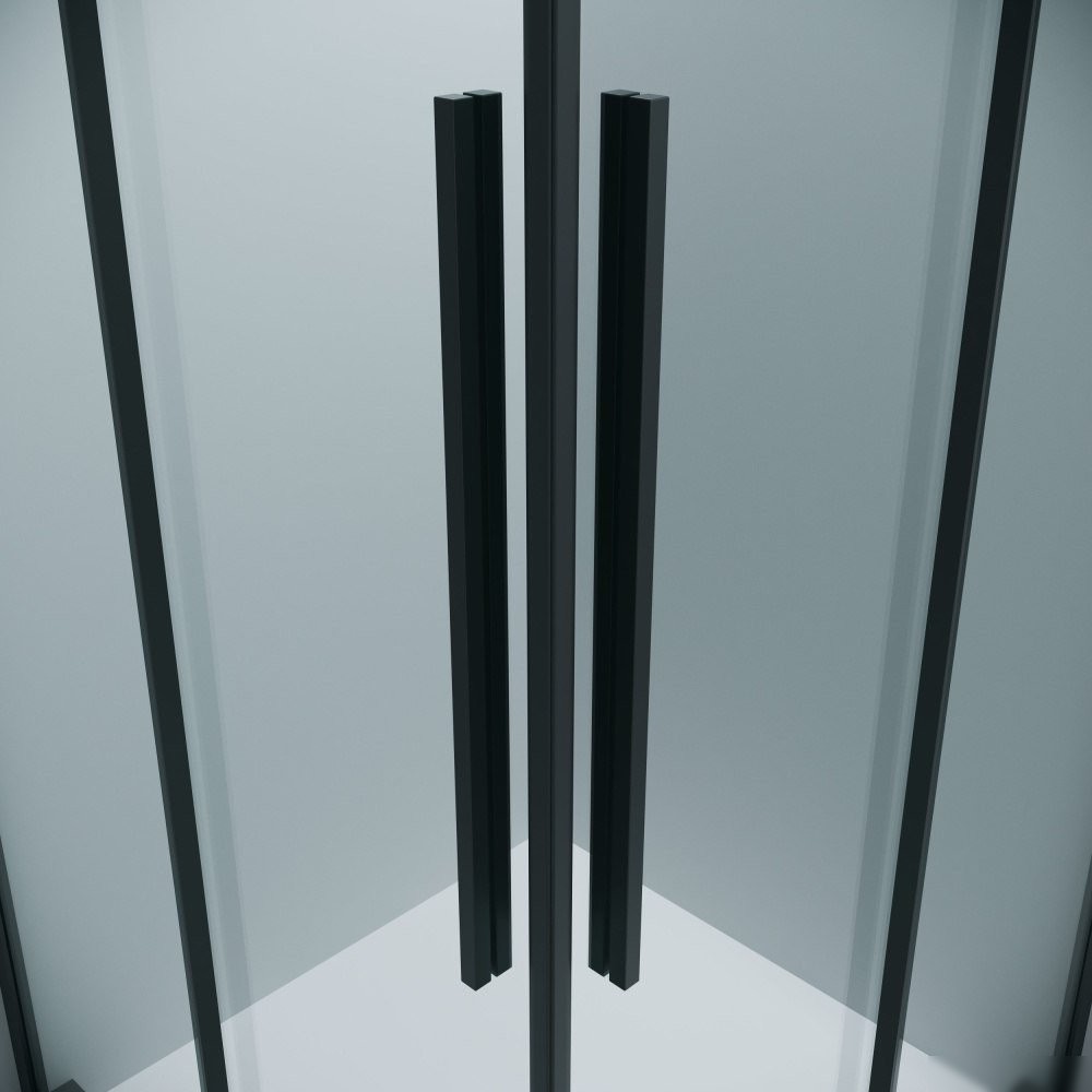 Душевой уголок Grossman Galaxy 100x70x195 300.K33.01.1070.21.00 (черный матовый/прозрачное стекло)