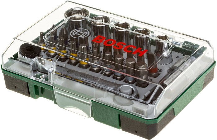 Набор торцевых головок и бит Bosch Promoline 2607017160 27 предметов
