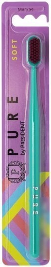 Зубная щетка PresiDent Pure Soft мягкая (1 шт)