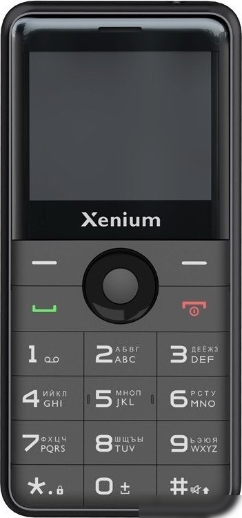 Кнопочный телефон Xenium X700 (черный)