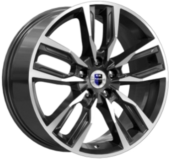 Литые диски K&K Борэй 18x8" 5x112мм DIA 66.6мм ET 30мм Алмаз черный