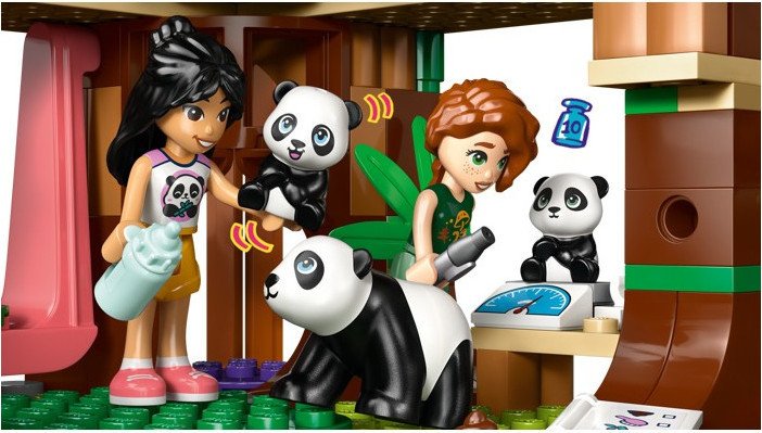 Конструктор LEGO Friends Уход за животными в заповеднике панд 42648