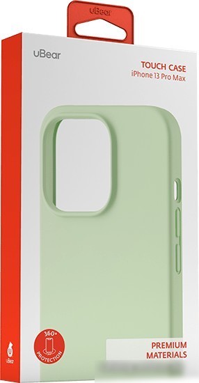 Чехол для телефона uBear Touch Case для iPhone 13 Pro Max (светло-зеленый)