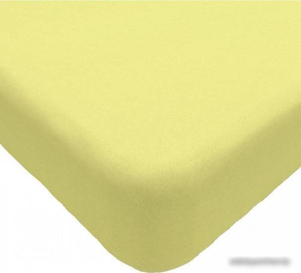 Постельное белье Luxsonia Трикотаж 200x200 Мр0010-3 (нежно-желтый)