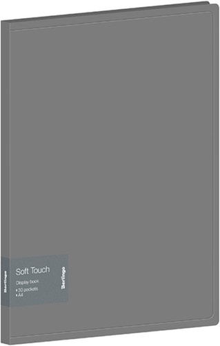 Папка для бумаг Berlingo Soft Touch DB4_30985 (серый)