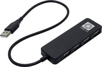 USB-хаб 5bites HB24-209BK