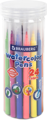 Фломастеры BRAUBERG Premium 152199 (24 цв)