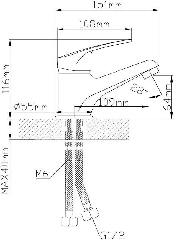 Смеситель AV Engineering AVROM1-A100-110