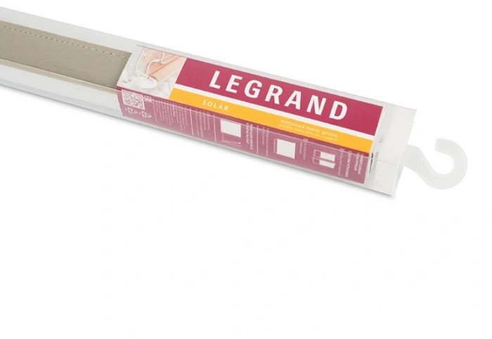 Рулонные шторы Legrand Блэкаут Болид 66x175 58127510 (серый)