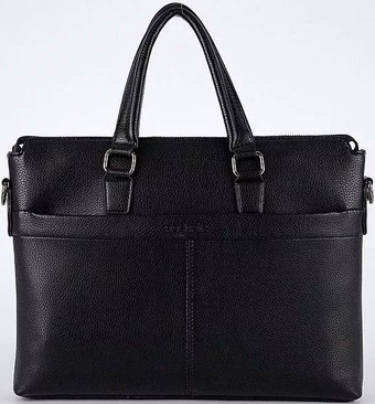 Мужская сумка Poshete 250-8332-3-BLK (черный)