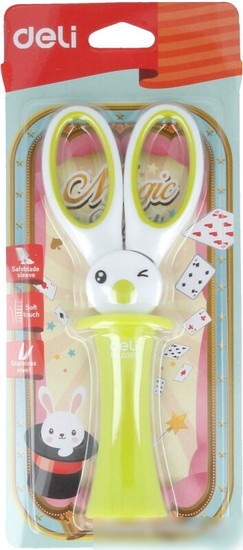 Ножницы канцелярские Deli Magic Rabbit E6065