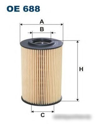 Масляный фильтр Filtron OE688 Масляный фильтр Filtron OE688