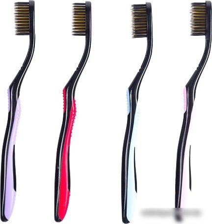 Зубная щетка Dr. NanoTo Charcoal & Nano Gold