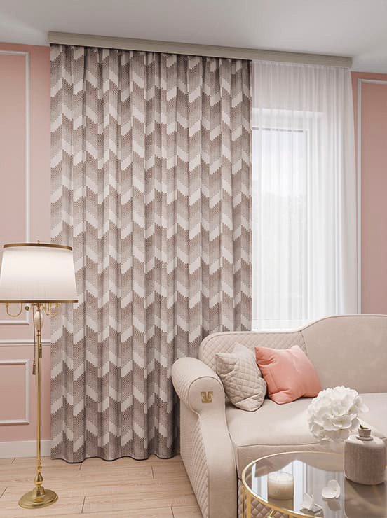 Штора Legrand Этери 150x280 58 086 987 (бежевый)