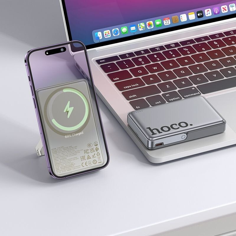 Внешний аккумулятор Hoco Q36A 10000mAh (металлик)