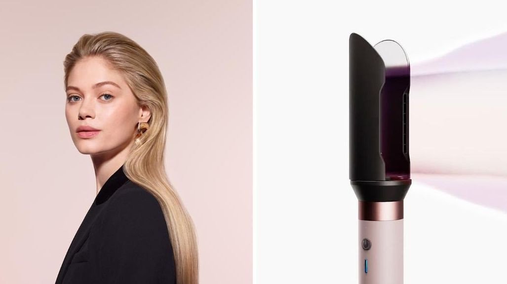Фен-стайлер Dyson Airwrap Co-anda2x HS09 Straight+Wavy (с переходником на евровилку, янтарный шелк)