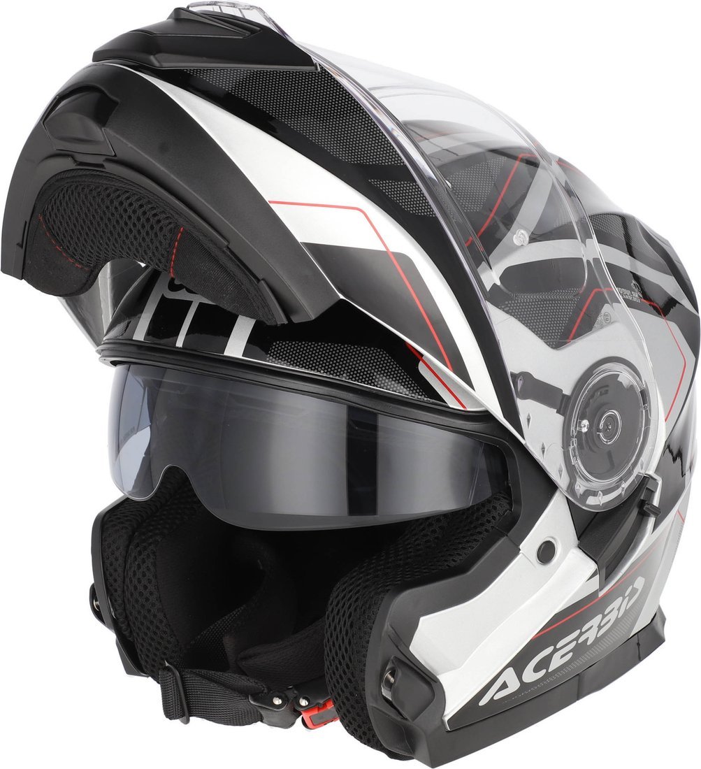 Мотошлем Acerbis Serel 22-06 0025201.314.064 (M, черный/серебристый)