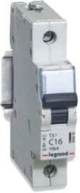 Выключатель автоматический Legrand TX3 1P C 6A 10kA 1M 403913