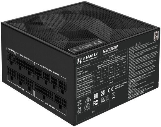 Блок питания Lian Li SX Platinum 850 G9P.SX0850P.B000.RU