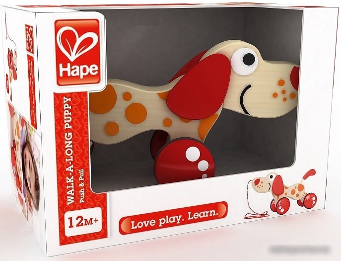 Развивающая игрушка Hape Собачка Пепе E0347