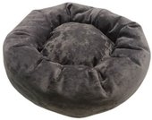Лежак Homepet Plush 84198 (62x62x17см, графит)