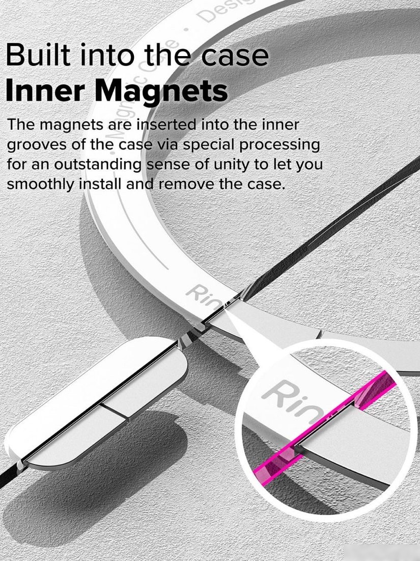 Чехол для телефона Ringke Fusion Magnetic Magsafe для iPhone 16 Pro Clear