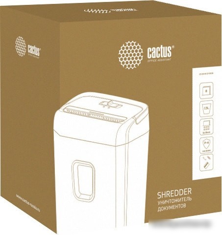 Шредер CACTUS CS-SH-8-13-5X18
